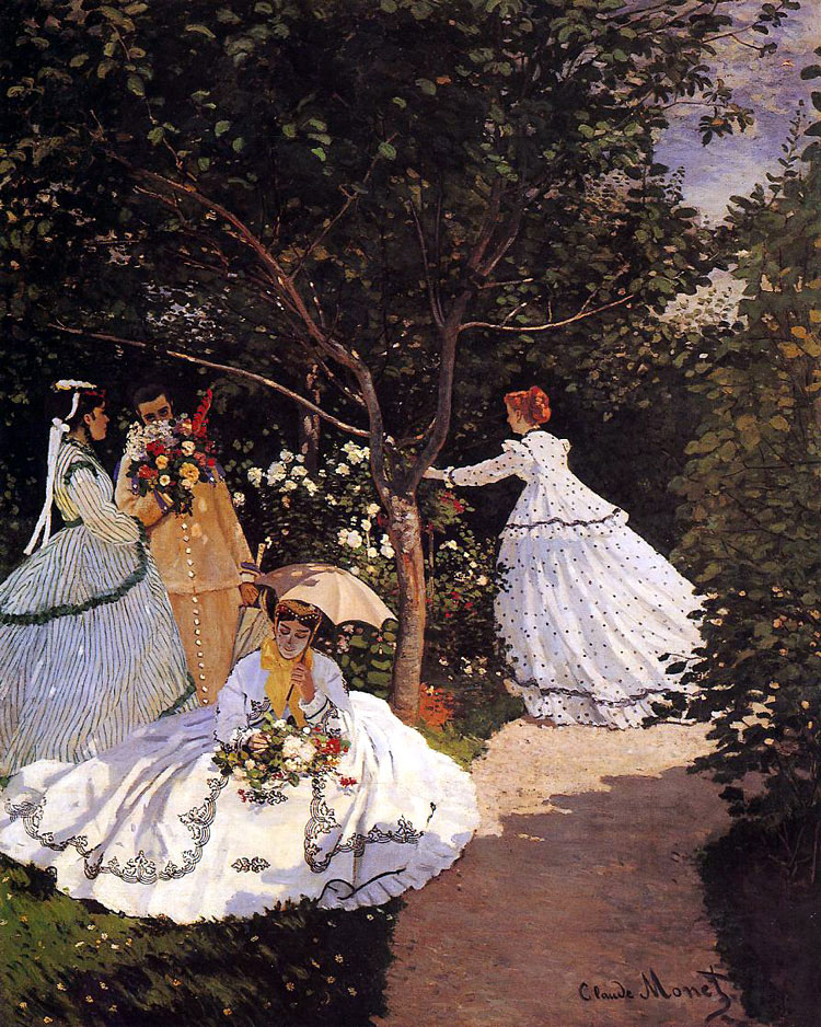 Thiếu nữ trong vườn của Claude Monet